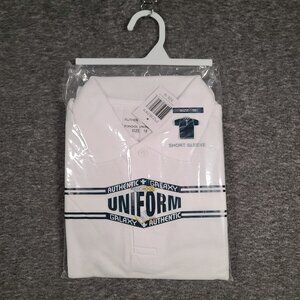 Brand New Authentic Galaxy Short Sleeve White Size 18 Uniform Shirt